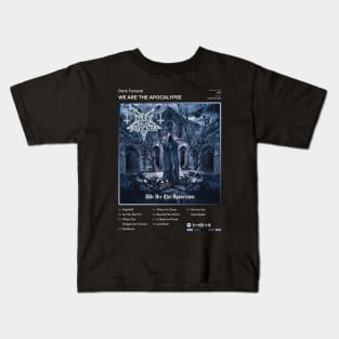 Dark Funeral - We Are The Apocalypse Tracklist Album Kids T-Shirt